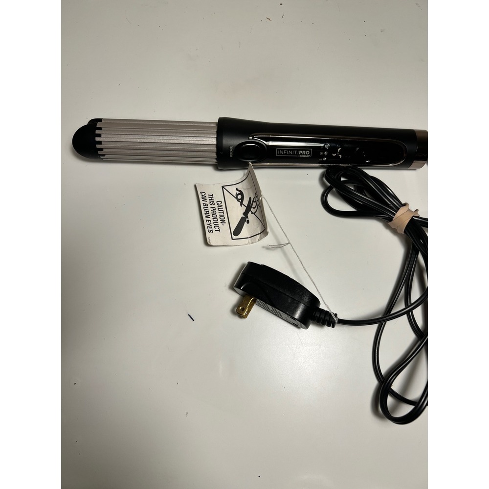 Conair InfinitiPro Airsyler‎ Split Barrel Hair Styler Black Silver Professional
